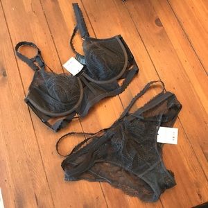 TopShop Lingerie Bra and Knickers Set